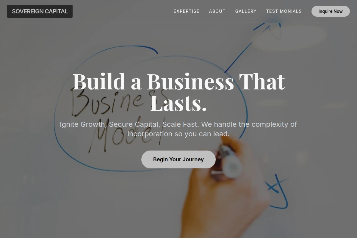 Investment Business Incorporation